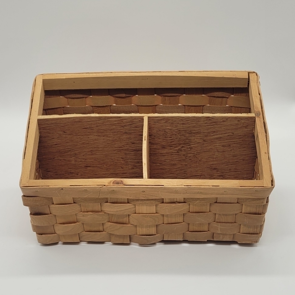 Woodchip Pen Letter Magazine Remote Basket​​​